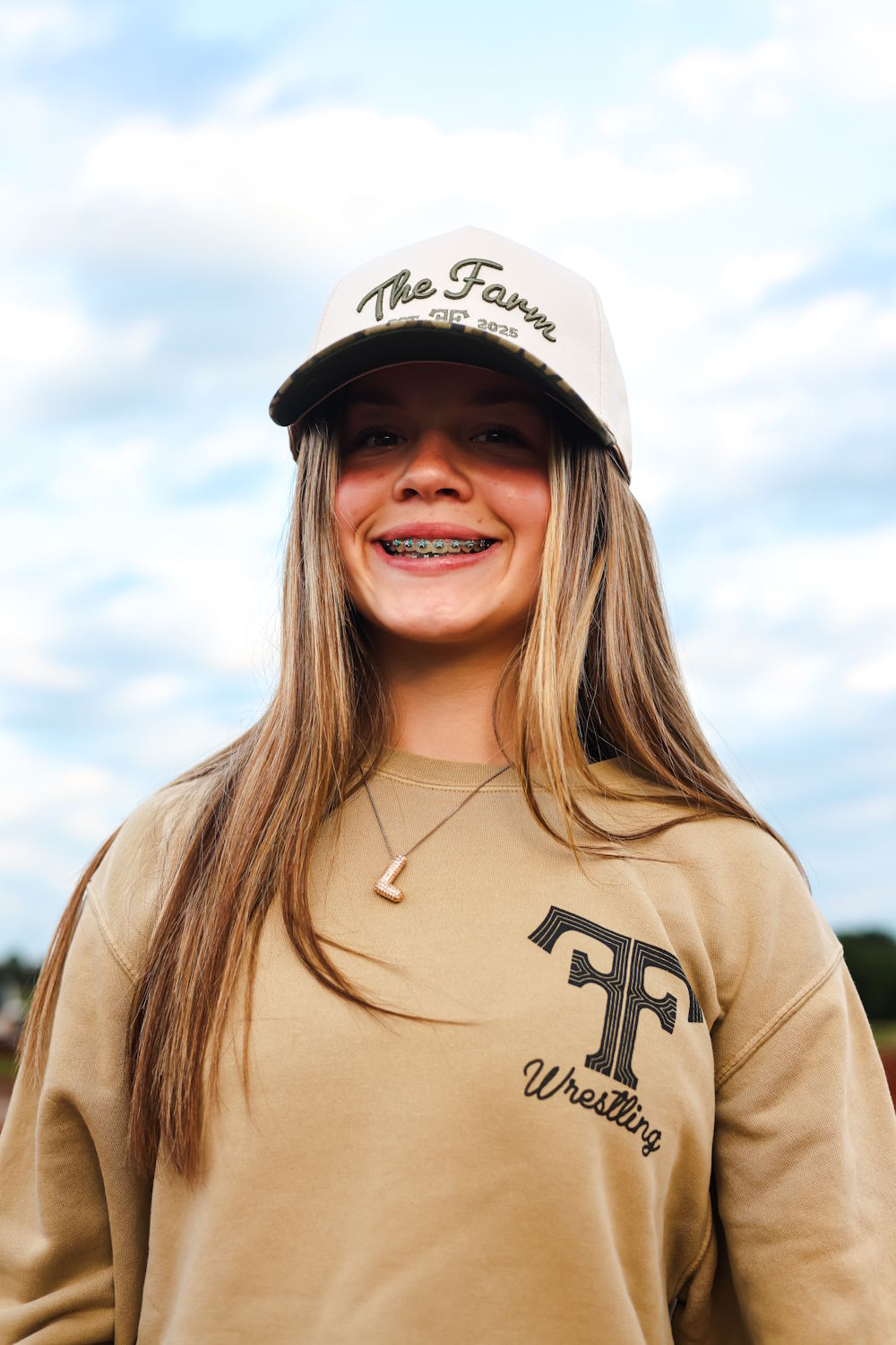 The Farm Wrestling Crew Neck Sweatshirt – Sandstone